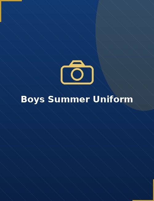 Boys summer uniform
