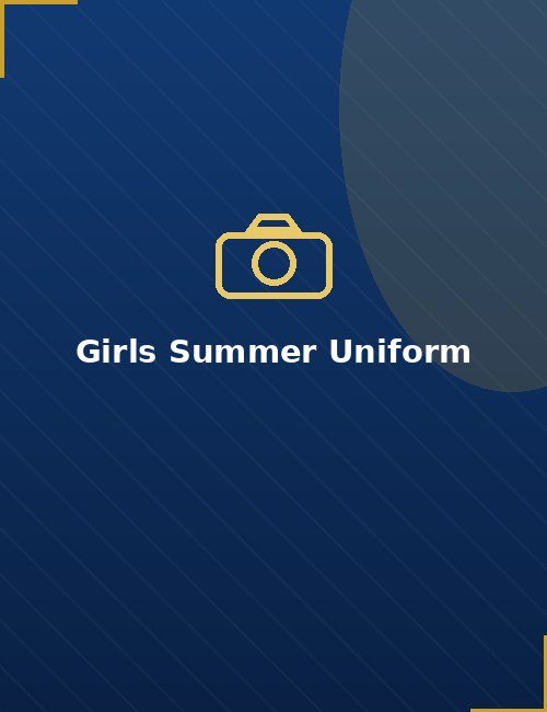 Girls summer uniform